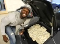 50 Cents спрятал $ 2 миллиона в багажник Lamborghini Murcielago