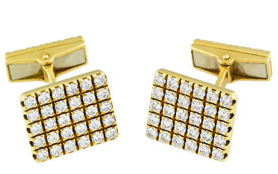 Запонки из золота и бриллиантов от Piaget