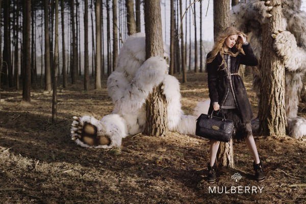 Линдси Виксон для Mulberry осень/зима 2012