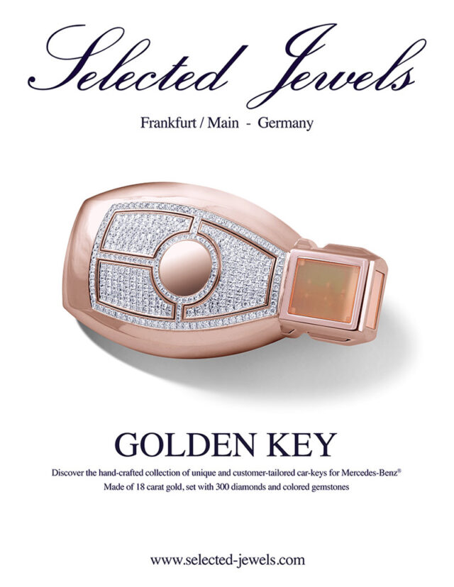 Selected Jewels создал ключи из золота для автомобилей Mercedes-Benz