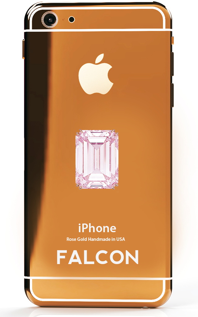 FALCON SuperNova iPhone Rose Gold Pink Diamond