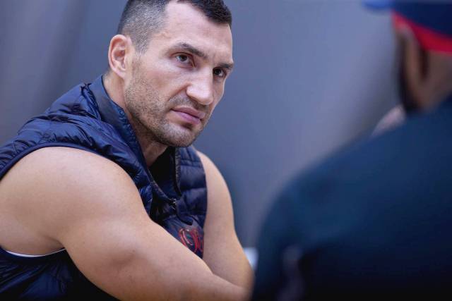 Klitschko training
