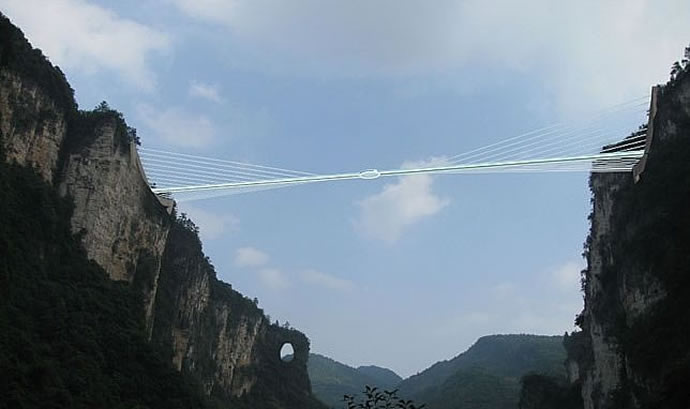 Glass bridge China 2