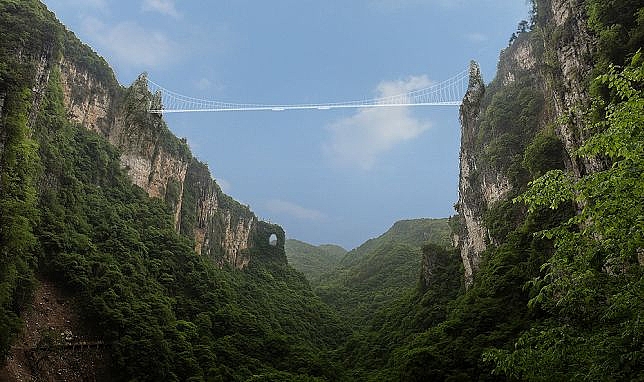 Glass bridge China 4