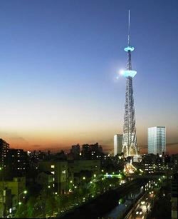 Токио Скай Три стала самым высоким сооружением в Японии