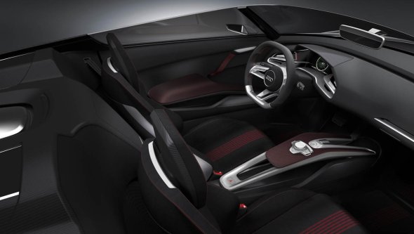 Audi на Парижском автосалоне представил E-Tron Spyder