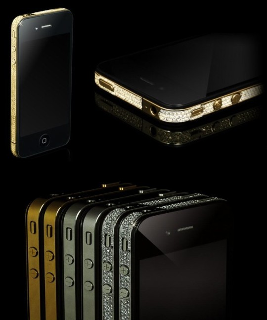 Goldgenie представил коллекцию роскошных телефонов iPhone 4