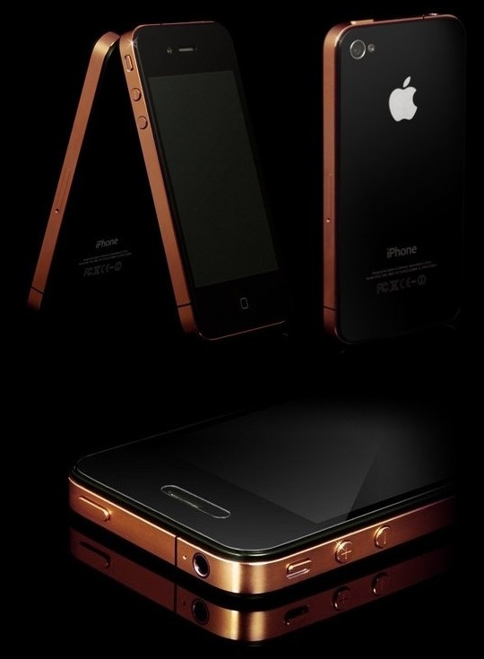 Goldgenie представил коллекцию роскошных телефонов iPhone 4