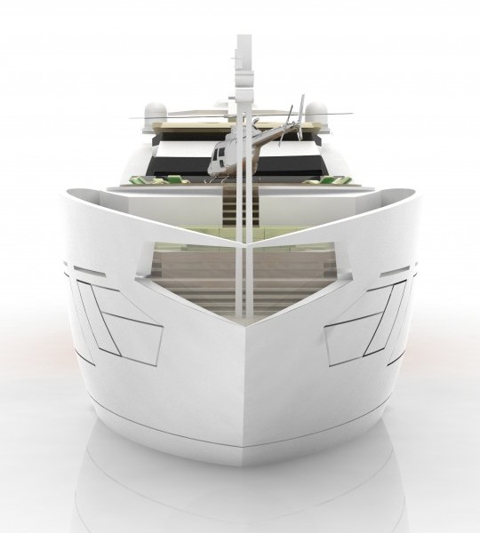 Carlo Cafiero 90m vip-yacht 4 90-метровая мегаяхта от Carlo Cafiero