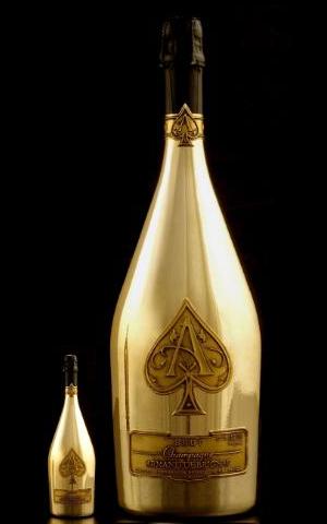 Роскошное шампанское Armand de Brignac продано за $ 190 тысяч