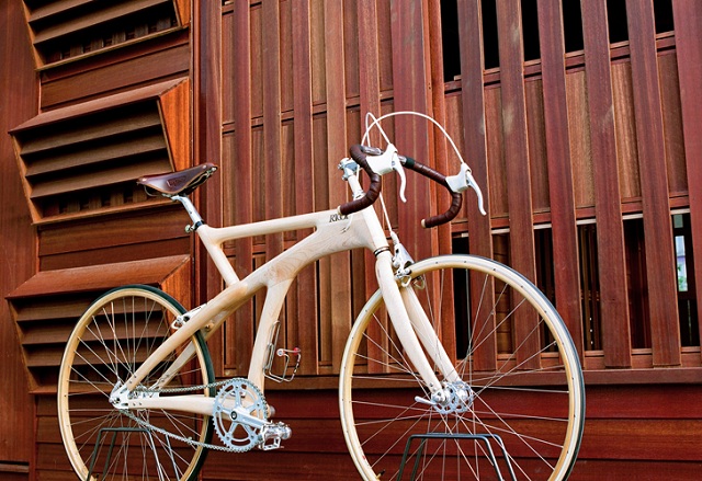 Элегантный деревянный велосипед Ricor