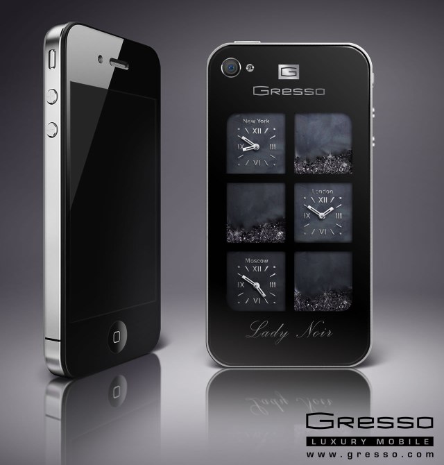 Gresso порадовал модниц роскошным iPhone 4 - ArtPhone Lady Noir