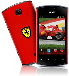 Ferrari презентовал Acer Liquidmini