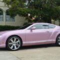Розовый Bentley GT уйдет на благое дело