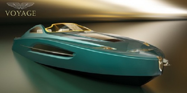 Aston Martin представил концепт яхты Voyage 55