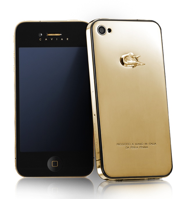 CAVIAR – золотой Apple iPhone 4s ручной работы от итальянцев