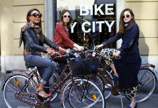 Леопардовый велосипед Dolce & Gabbana