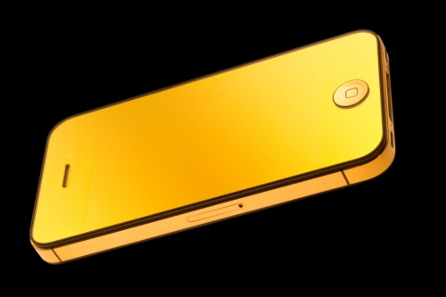 Золотой Full Gold Apple iPhone 4S от Amosu Couture