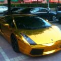 Золотой Lamborghini Gallardo из Китая