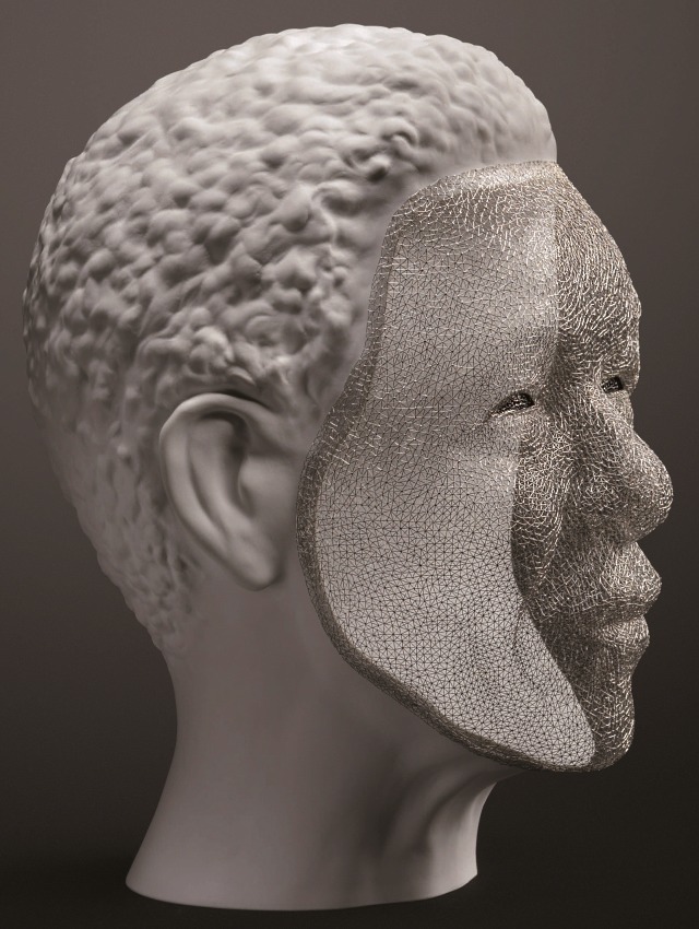 Нельсон Мандела увековечен в платиновой скульптуре