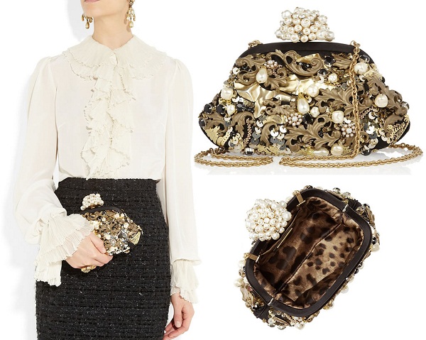 Шелковый клатч от Dolce & Gabbana
