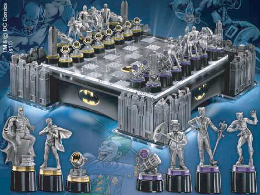 Шахматный набор Бэтмена к Рождеству на The Noble Collection 