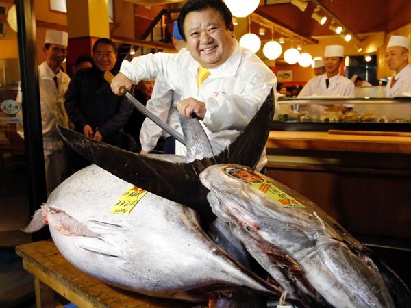 Самый дорогой тунец в мире стоит ,7 млн