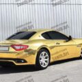 Золотой Maserati GranTurismo продают в Одессе 