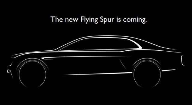 Новый Bentley Flying Spur покажут 20 февраля