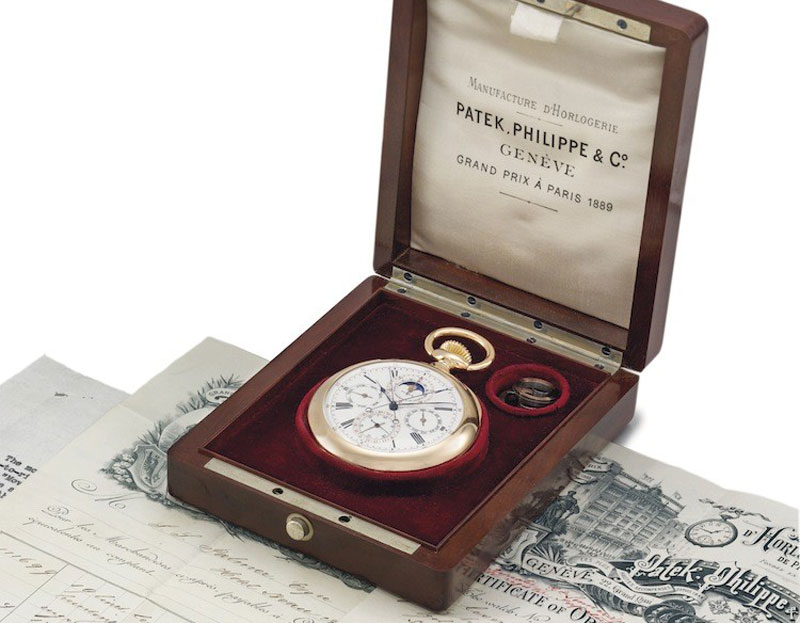 Карманные часы Patek Philippe 1898 года выпуска уйдут с молотка Кристис