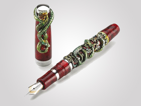 Montegrappa Snake 2013 Hand Painted