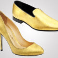 Эксклюзивная обувь из 24К золота от Alberto Moretti