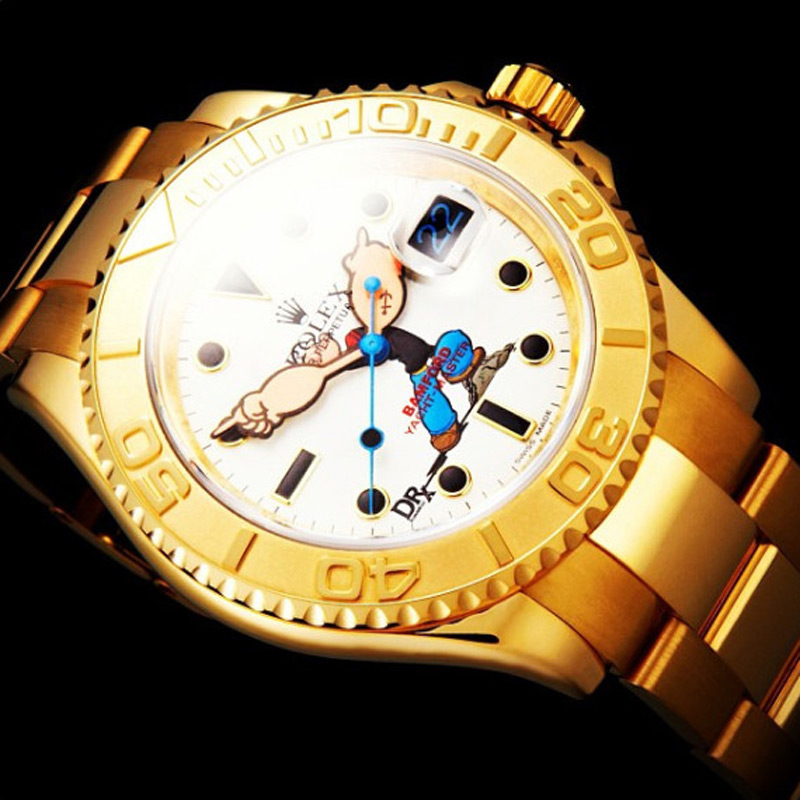 Rolex презентовал супер лимитированные часы Popeye Rolex Yachtmaster
