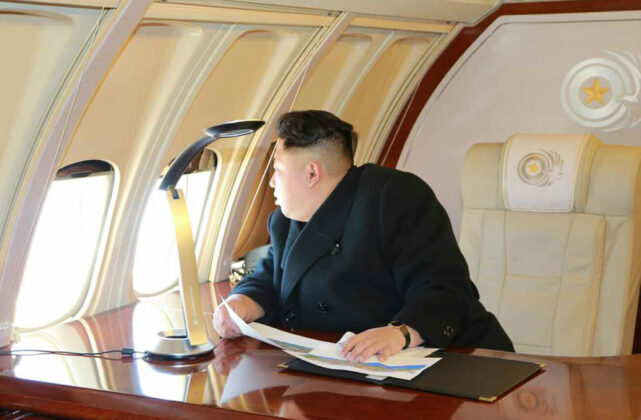 Роскошный самолет Ким Чен Ына