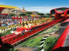 Аттракцион Ferrari Land достиг апогея