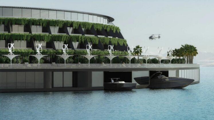 Плавучий курорт Eco-Floating Hotel в Катаре